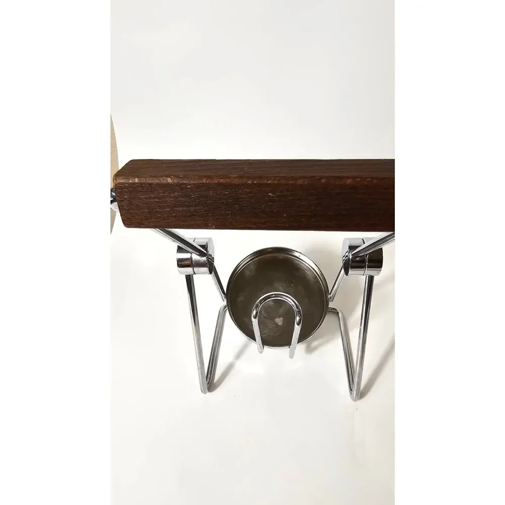 Vintage 78 Seagram's V.O. Whiskey Bottle Display Stand – Chrome Swinging Cradle